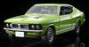 Tomytec Tomica Limited Vintage Neo 1/64 LV-N204d Mitsubishi Colt Galant GTO MR 1970 Model, Yellow-Green, Finished Model