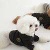 CROOKTHECHIHUAHUA Twinkle Sailor Collar Knit _ Jet black