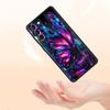 Art Purple Butterfly Phone Case for Samsung Galaxy S26 S25 S24 S23 S22 S20 S21 FE Ultra S25 Edge Plus 5G Soft TPU Cover Fundas
