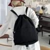 Backpack for Women Simple Solid Color Bookbag Travel Backpack for Student Girls