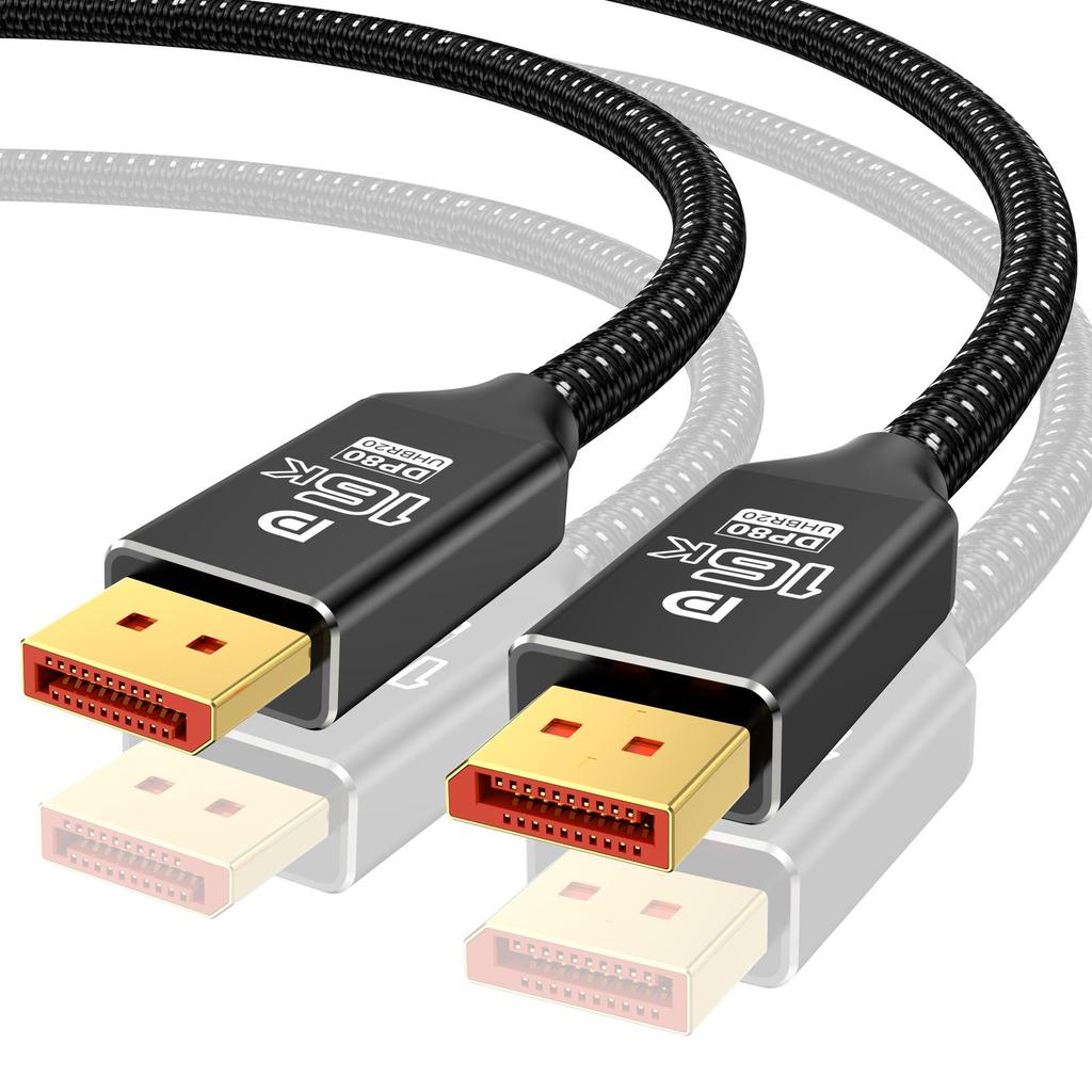 DP 2.1 Male To Male 8K/16K High-Definition Esports Monitor Video Cable UBR20