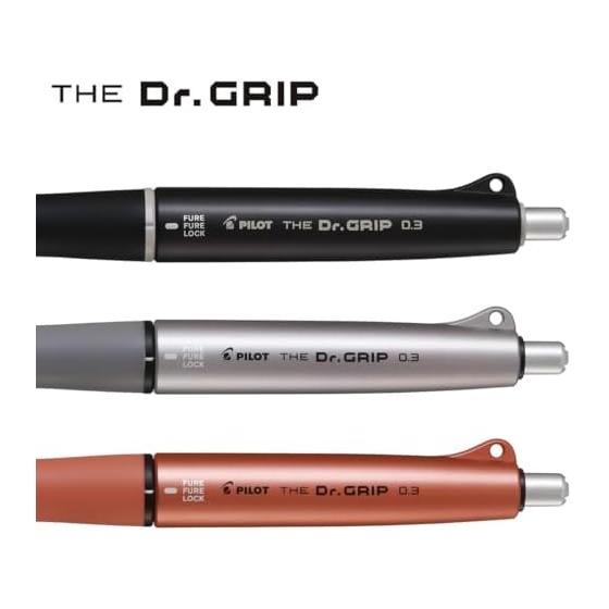 PILOT Druckbleistift The Doctor Grip 0,3mm Gunmetal HTDG13GM
