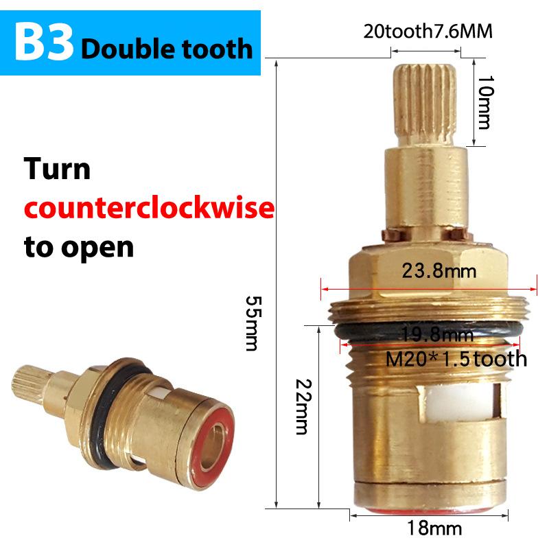 

2 шт. картридж для смесителя 1/2 дюйма, смеситель для воды, внутренний кран, дисковый клапан BSP, четвертьоборотный as the picture