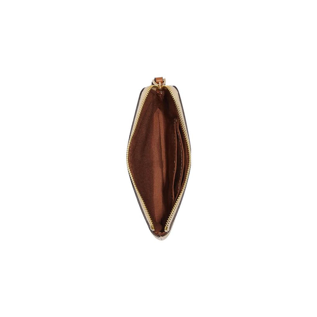 Coach Corner Zip 16 Animal Badge Series Chick Print Top Zip Double Card Slot Wallet Clutch Women Wallets Light-Khaki CC432-IMOT4