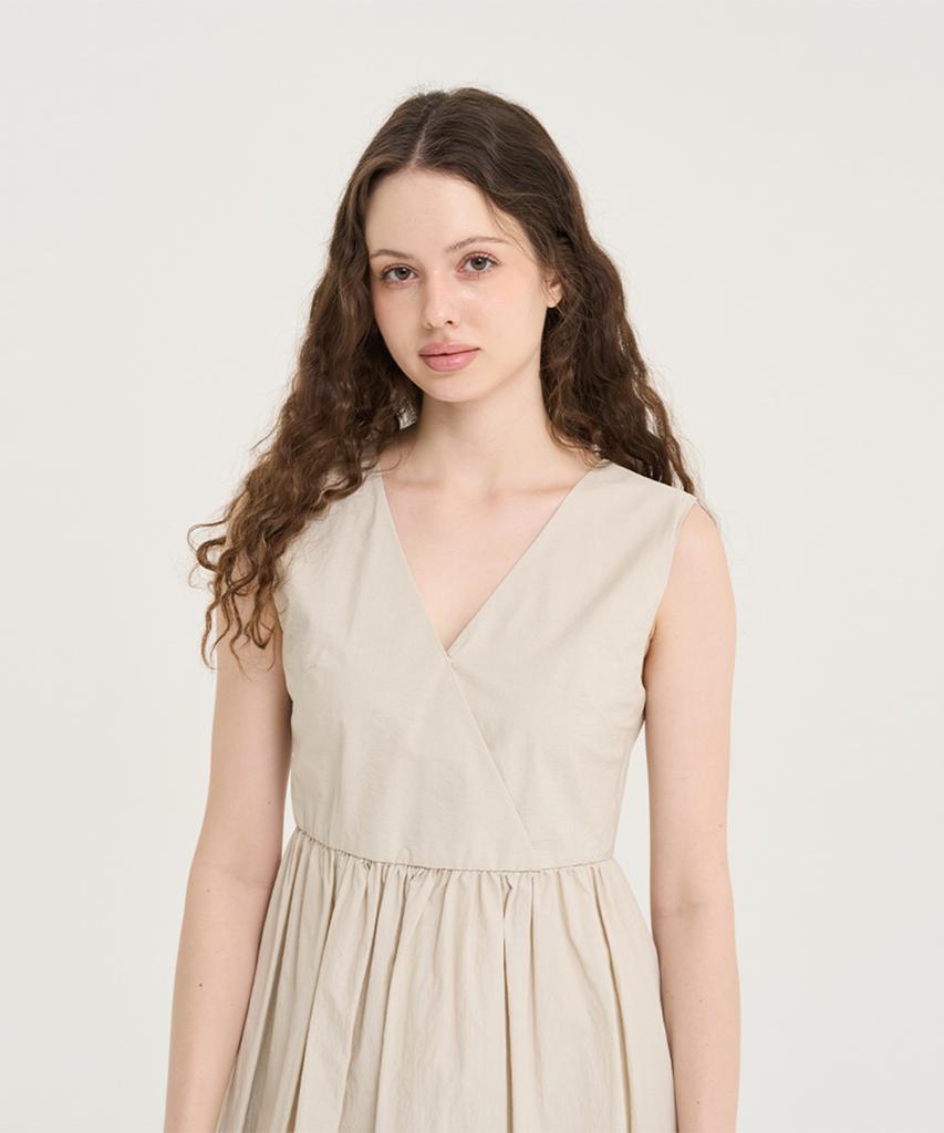 LEVHEARTED Bare Grace Dress - Beige