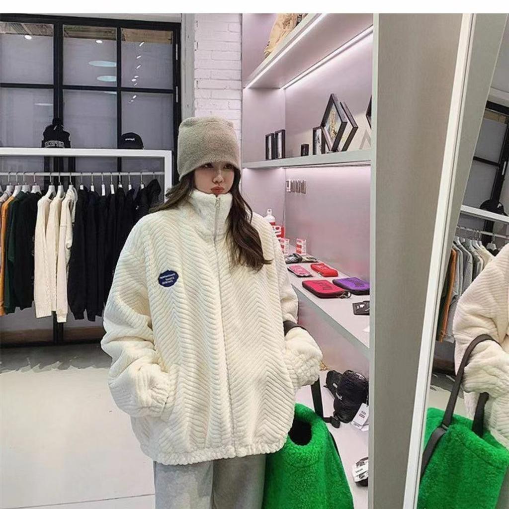 Thickened Coat for Women with Mink Velvet and Loose Fit Outwear