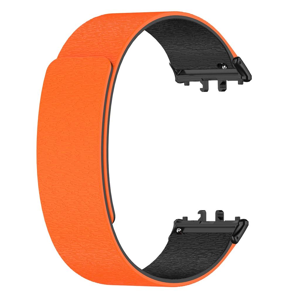 Magnetic Silicone Band For Samsung Galaxy Watch Fit 3 Two Tone Sport Strap For Galaxy Watch Fit 3 Smartwatch Elastic Bracelet
