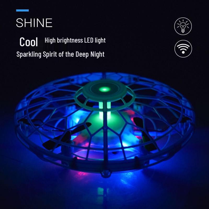 UFO Gesture Sensing Hovering Aircraft: Long Battery Life Remote Control Flying Saucer Toy for Kids
