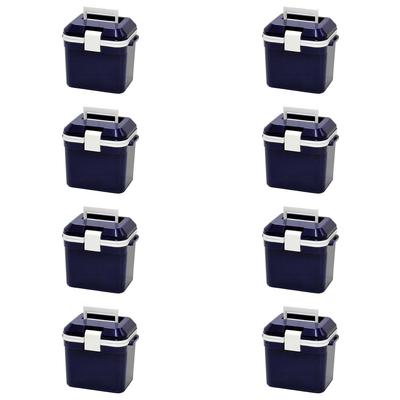 Caixa Térmica JEJ Astage Forest Crew, Azul Escuro, 10L, Conjunto de 8