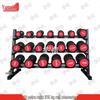 Yushuo Commercial Fixed Rubber Dumbbell Set