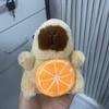 Capybara Plush Keychain Figure Water Otter Stuffed Animal Pp Cotton Child Gift