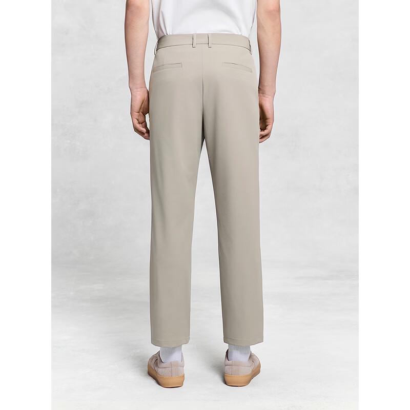 Pantalon Court Homme GXG Kaki Coupe Ajustée