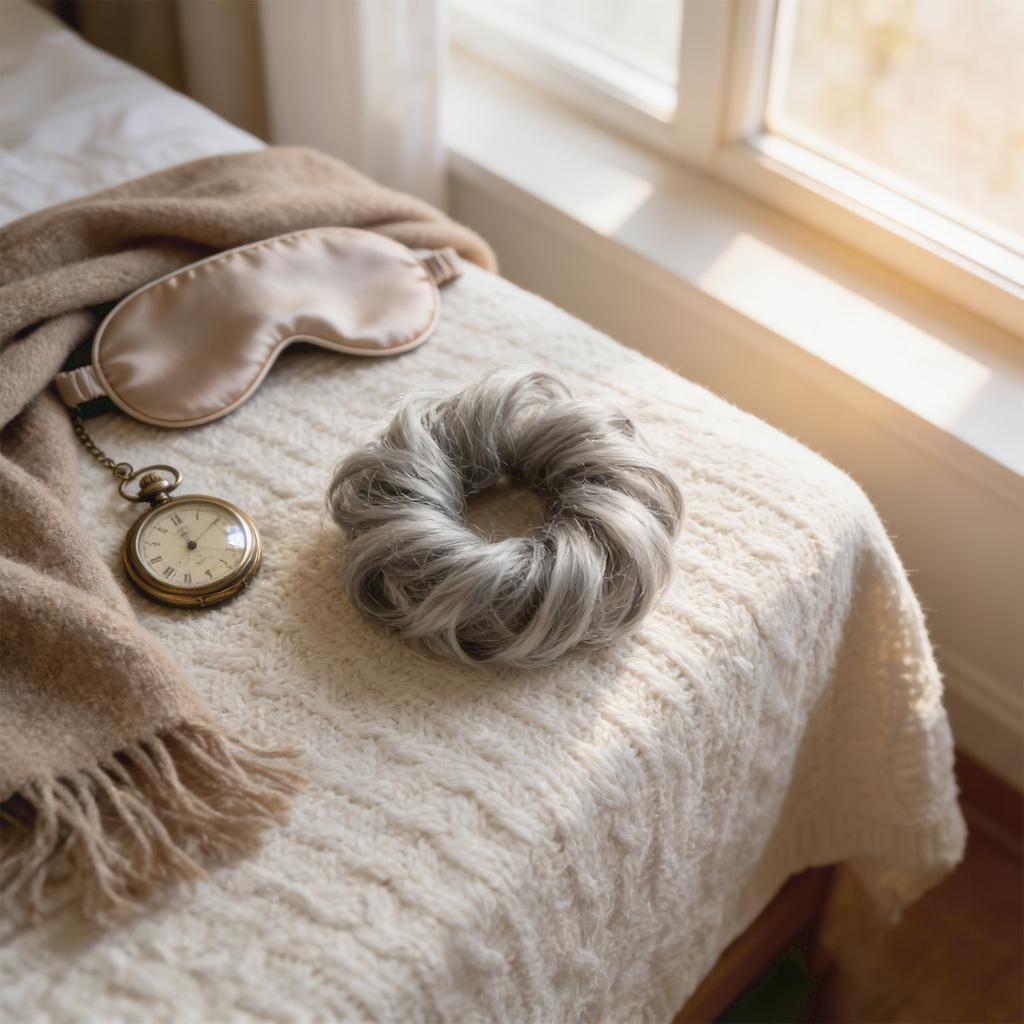 Estensioni Capelli per Chignon Disordinato, Elastici Capelli Ondulati, Estensioni Capelli Spesse per Acconciature Raccolte