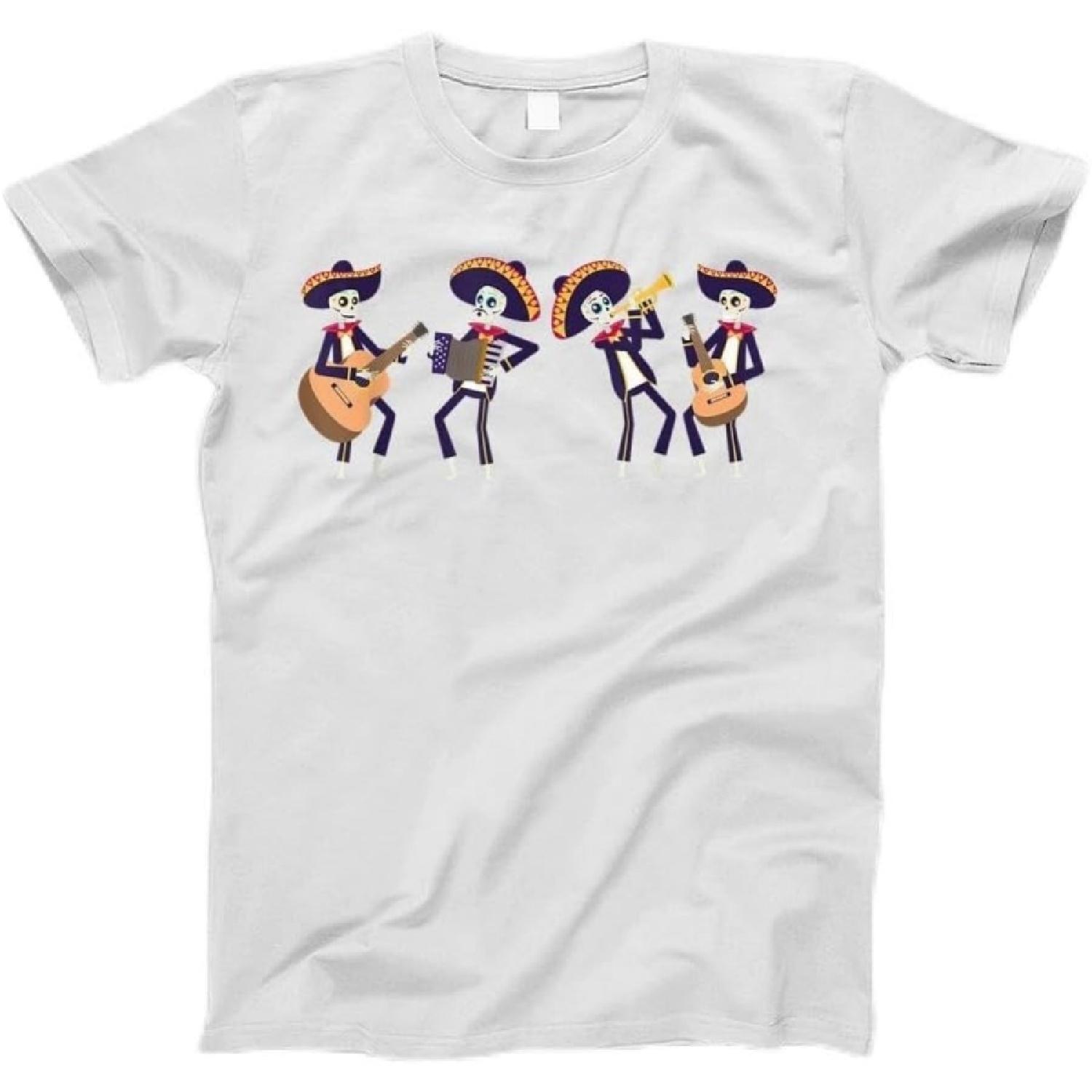 Mariachi Band Halloween T-Shirt T-Shirt, Tanktop, Long Sleeve, Sweatshirt, Hoodie for Men, Women, Kids S