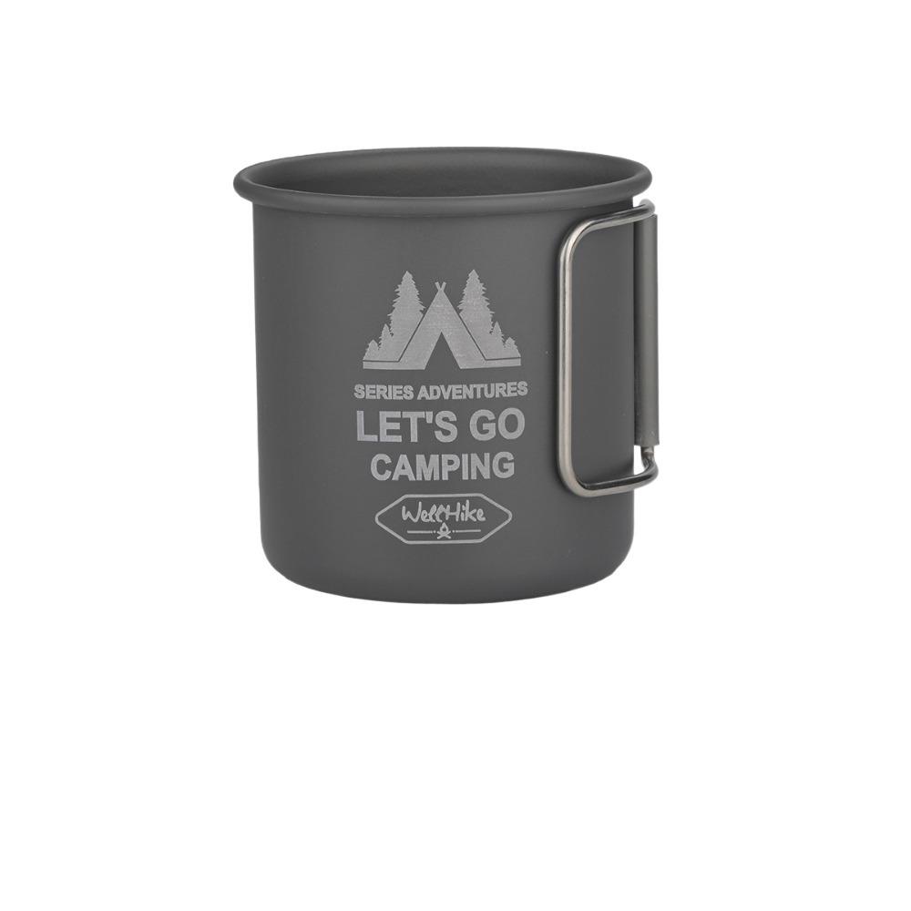 

Кружка для воды для кемпинга 300 мл, алюминий, цинк, сплав цинка, кофейная кружка, портативная кружка для кемпинга, чай, пиво серый