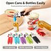 3 In 1 Multifunctional Manual Can Opener, Heavy Duty Stainless Steel Bottle Opener For Beer & Canned Food