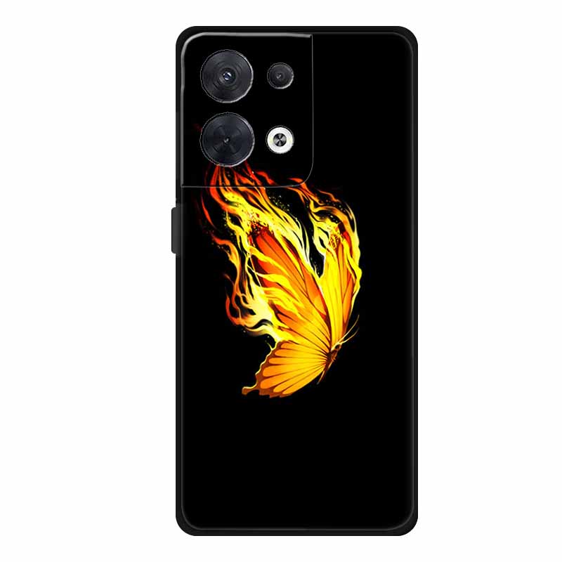 Animal Case For Oppo Reno 8 5G Soft Silicone Wolf Back Cover for OPPO Reno8 Pro + Plus Coque Reno 8 Pro 5G Cartoon CPH2359 Funda