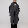 HAVEC Fine wool muffler / Grey
