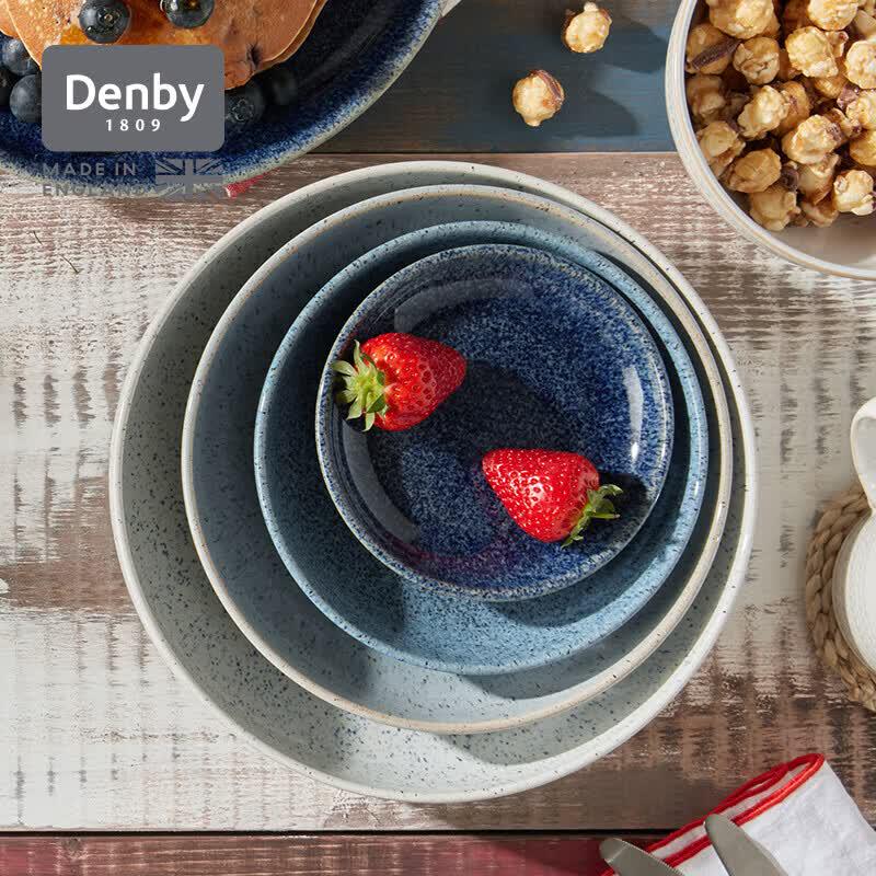 Danbi Ceramic Artisan Blue Nesting Bowl Set