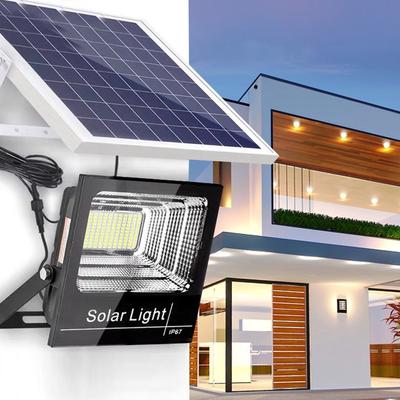 100W/200W/300W Outdoor Garden Solar Light With Panel 3 Meters Cable Garden Floodlight Waterproof Wall Solar Lamp For Outdoor Lawn Lighting