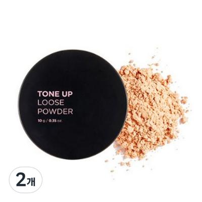 Tone-Up Loose Powder 10g, V201 Apricot Beige, 2 Pcs.