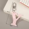 Simple Letters Keychain Backpack Pendant Keyring Bag Hanging Decoration Accessories Gift