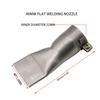 Durable Hot Air Gun Nozzle Tubular Flat Welding Nozzle Heat Gun Tips for 1600W Plastic Welder Tuyere Accessories