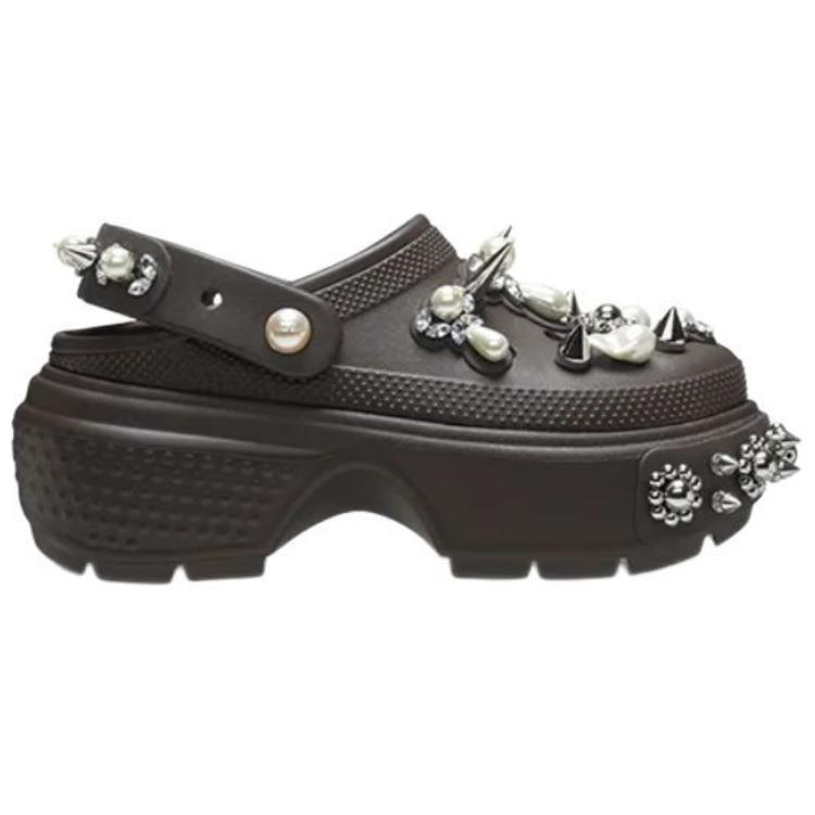 Crocs Stomp Clog Simone Rocha Espresso Damen Sneakers 210942-206