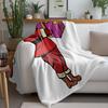 TU Santa Claus Throw Blanket Festive Holiday Christmas Reindeer Cozy Soft Warm Gift Decor Home Bedding Living Room Dorm