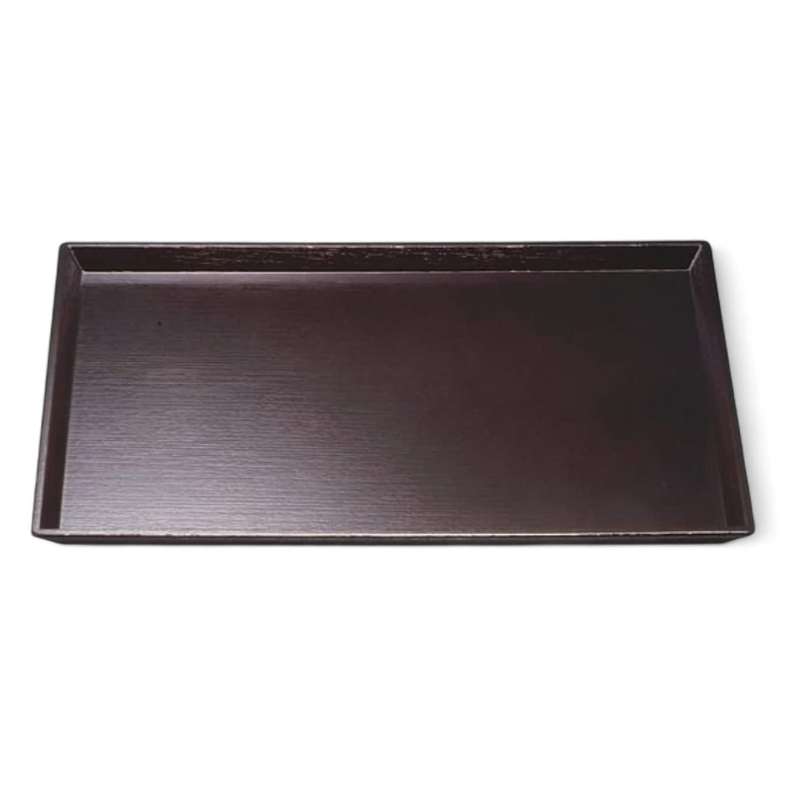 

Clear Stream Wood Grain Tamuke Lacquerware Made in Japan J-kitchens Tray, 42cm, Tray, (ABS Resin),