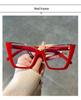 2025 Vintage Cat Eye Glasses Transparent Lens Computer Glasses Jelly Color Frame For Women-Fashion Glasses Eye Protection