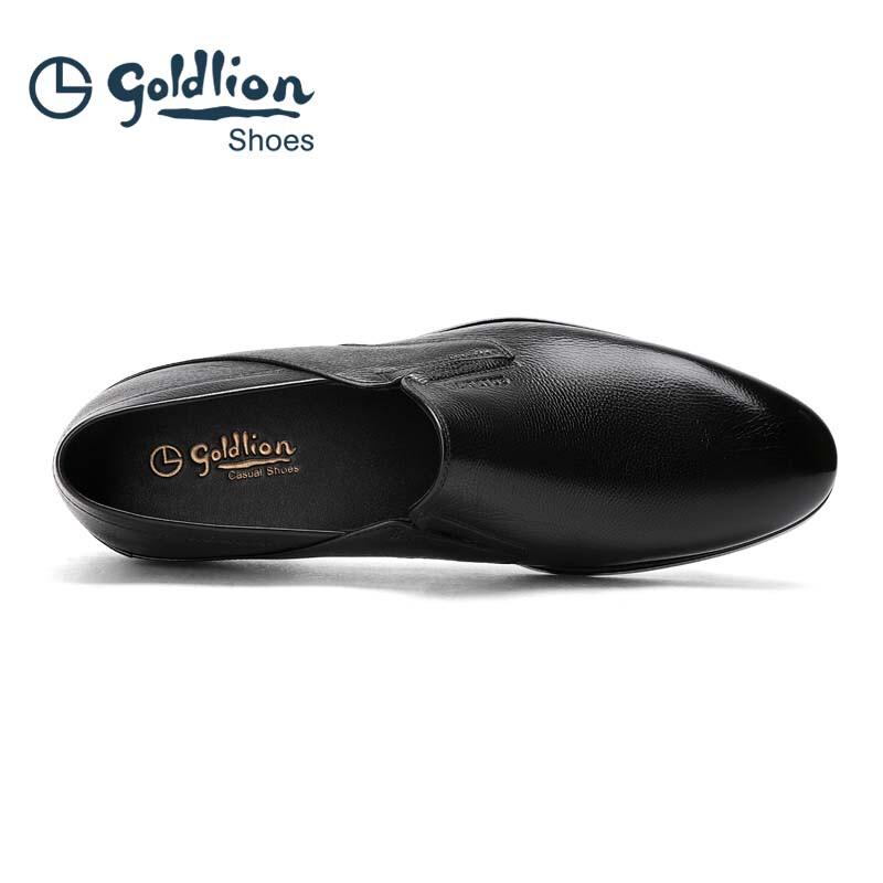 Goldlion Men's Business Casual Leather Loafers