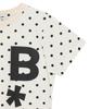 BAUF B Logo Slim Fit T-Shirt [Dot Ivory]