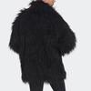adidas Originals Dreistreifen Pelzjacke Damenjacke Schwarz HG6678