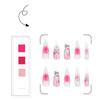 Long Stilettos Almond Press on Nail Bows Rhinestones Glues on Nail French Fake Nail Designs False Nail Artificial Nail