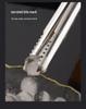 Stainless Steel Multi-Purpose Tongs: Perfect for Ice, Food, Bread, Fruits, Grilled Sausage, and Lemon