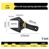 Large Opening Multifunctional Adjustable Wrench with Short Handle for Bathroom Use