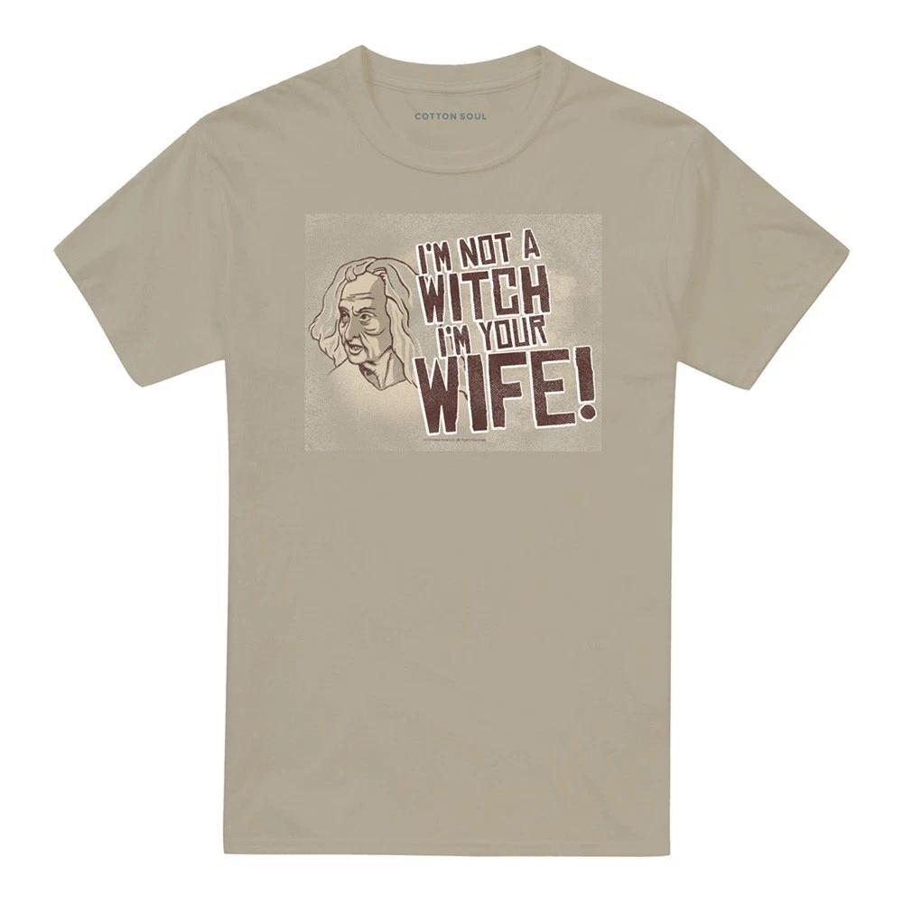 Princess Bride Not A Witch 100% Cotton T-shirt Mens Tees Top S-3XL, Sand L