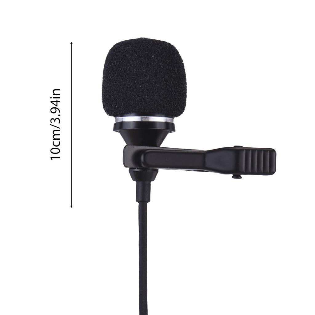 Lavalier Microphone Portable Omni Directional Wearable Mic for Vlog Interview Streaming Lecture