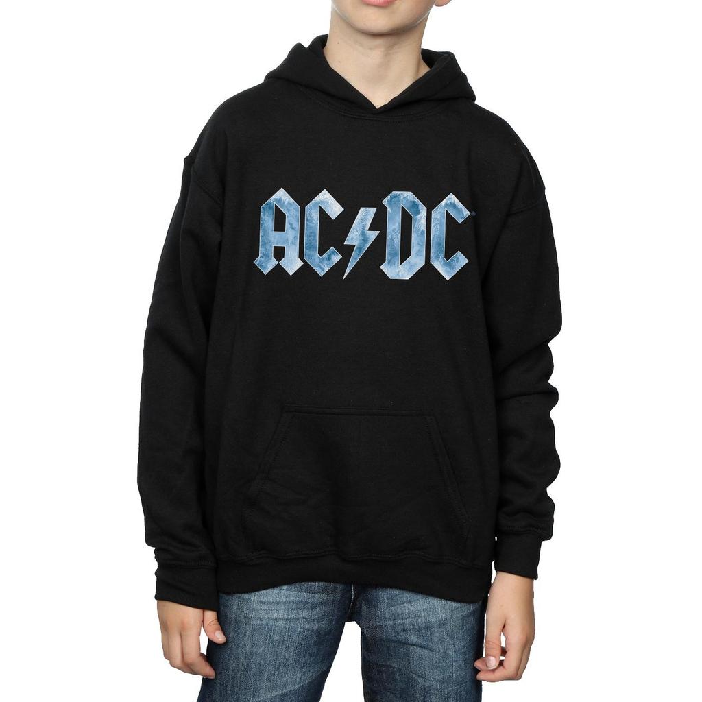 AC/DC Boys Blue Ice Logo Hoodie