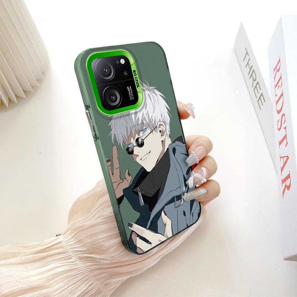 

Окрашенный узор, цветной серебристый, двухсторонний, жесткий, противоударный чехол для телефона Xiaomi Redmi Poco Redmi K30 зелёный