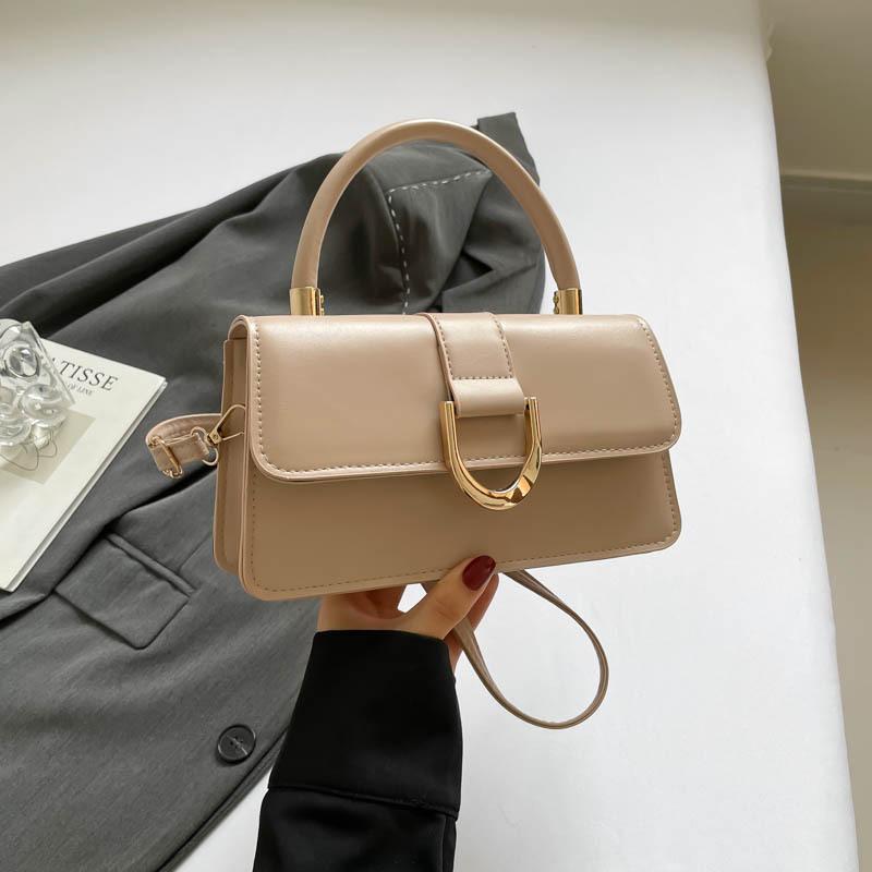 

2025 новый дизайн ткань из полиуретана портативная сумка через плечо новый женский трендовый универсальный простой плечевой мешок хаки