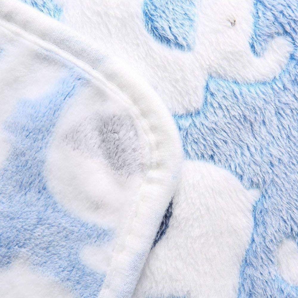 Plush Multi-color Optional Warm Cats Paw Winter Quilt Fleece Blanket Pet Blanket Flannel Blanket