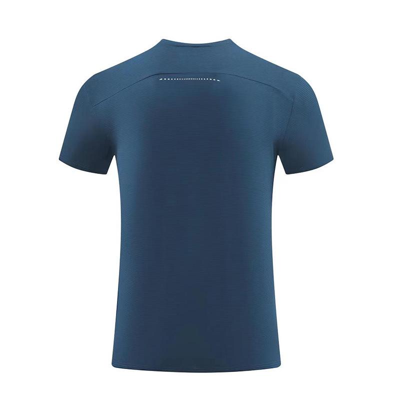 Herren Schnelltrocknendes Sommer Sport T-Shirt - Rundhals, Kurze Ärmel, für Laufen & Fitness im Freien.