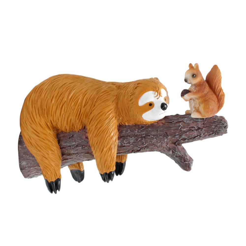 

Смола Животные Орнаменты Статуэтка Милые Украшения для Дерева Подвеска Ленивец и Белка Подвешивание на Дерево Стол Sloth and Squirrel