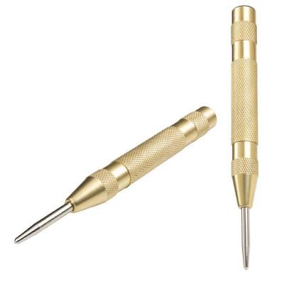 Automatic Center Punch: Positioner, Window Breaker, Spring Head Chisel, Woodworking & Drilling Striker