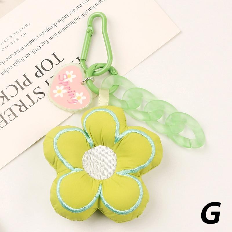 Sakura Stoff Blume Schlüsselanhänger Schmuck Lanyard Auto Tasche Schlüsselanhänger Anhänger Kind Geschenk