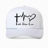 Christliches Gebet Jesus Druck Baseballkappe Unisex Damen Sommer Mode Lässig Netz Atmungsaktiv Truckerhut