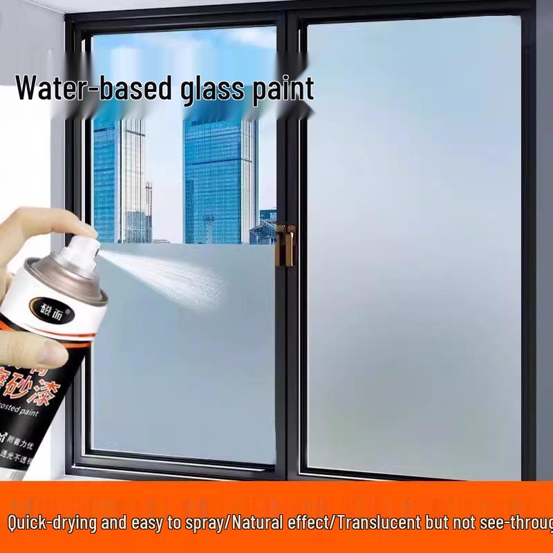 Newcomer Discount: Frosted Glass Anti-Peep Spray Paint for Any Door or Window
