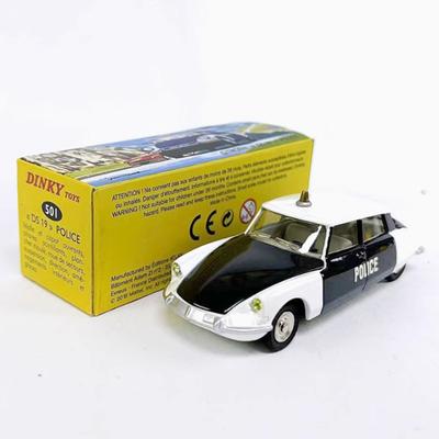 Paint Defects 1:43 Scale Dinky Toys CITROEN DS 19 Police Alloy Car Model Classics Adult Souvenir Gift Hobby & Toys